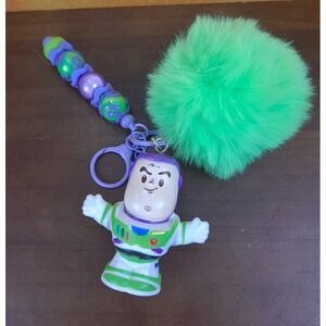 New Fisher Price Little People Disney Buzz Lightyear Toy Story Purple Keychain